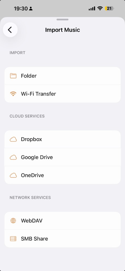 TanukiBeats Import Music: cloud, local, and NAS